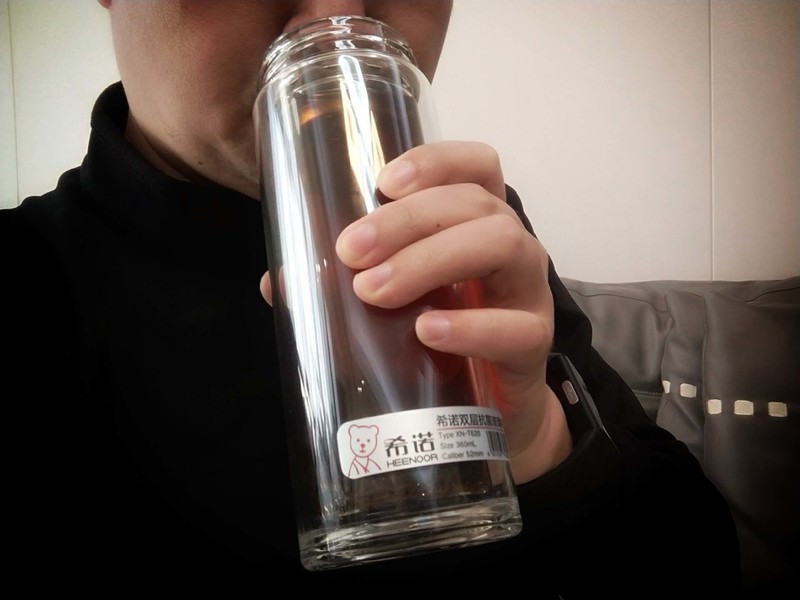 健康且有腔调的喝水：希诺抗菌玻璃杯