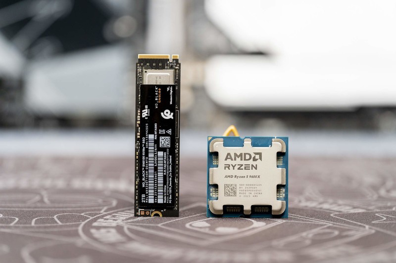 无限接近PCIe 5.0×4的理论极限，WD_BLACK SN8100 intel和AMD双配置测试