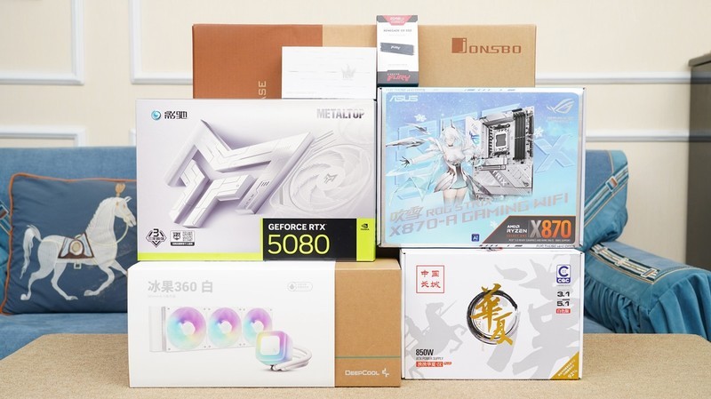 颜值性能我全都要，影驰金属大师5080评测&白色海景房主机分享