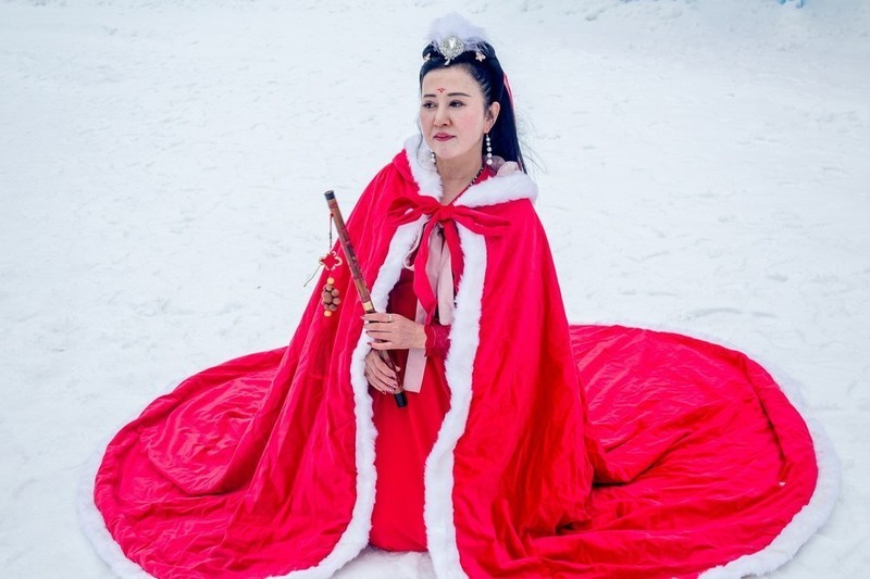 戏 雪-中关村在线摄影论坛