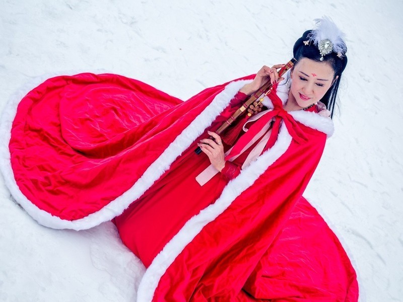 戏 雪-中关村在线摄影论坛