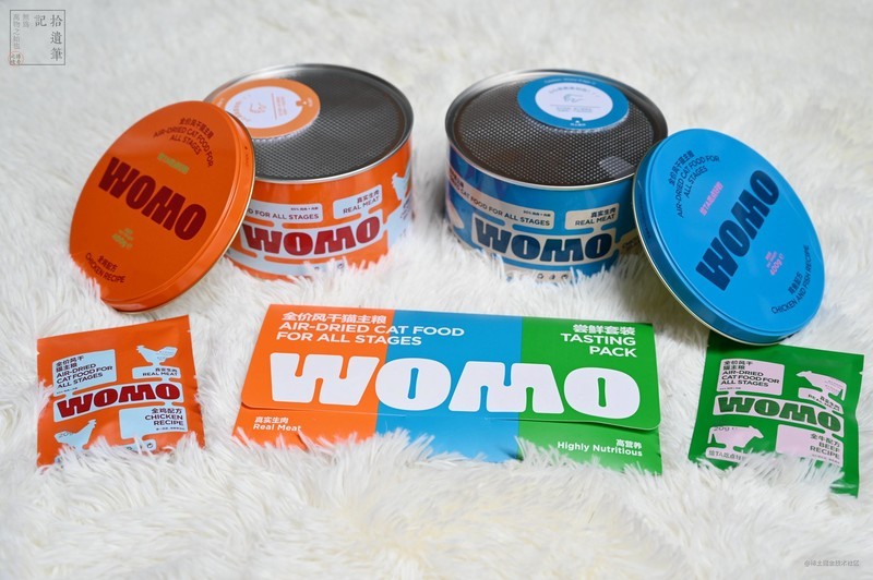 鲜香可口的国产WOMO风干猫粮，营养均衡肉量足，猫咪更爱吃