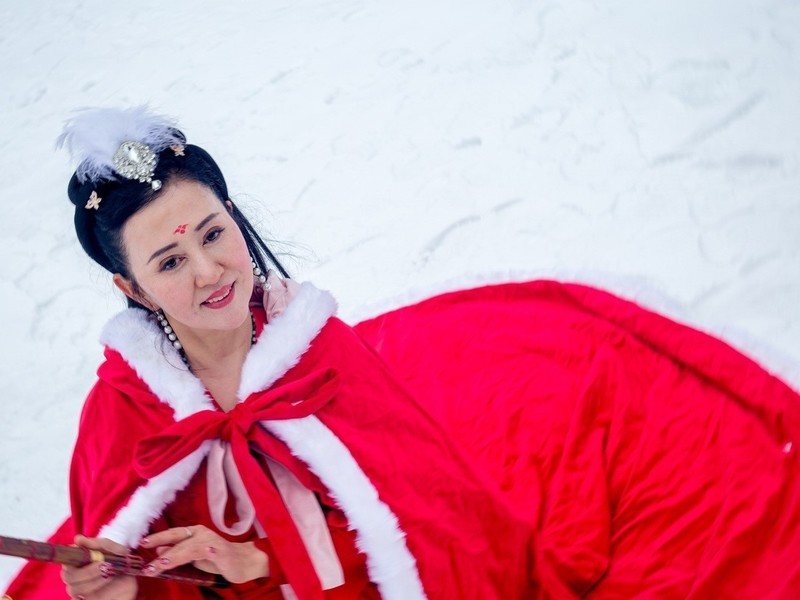 戏 雪-中关村在线摄影论坛