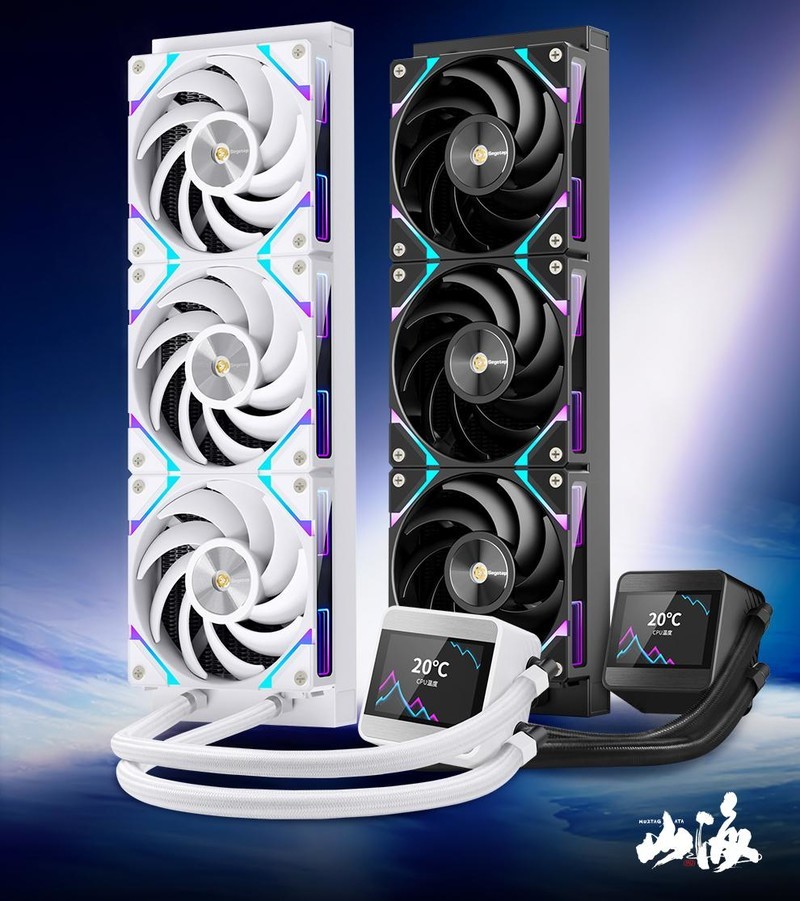 昆仑山海MU 360 ARGB一体式水冷：IPS高清硬屏，实现屏幕自由新玩法