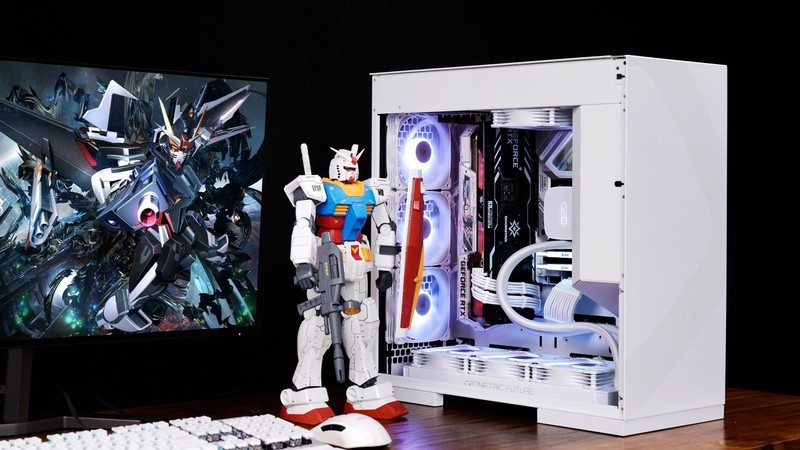 优化垂直风道几何未来罗汉装机show:12900K+吹雪Z690+XPG DDR5内存配置