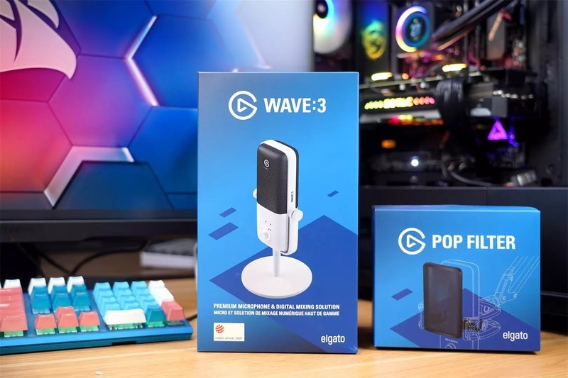 唯一自带混音系统的电容麦克风，Elgato Wave:3 让你感受科技的魅力