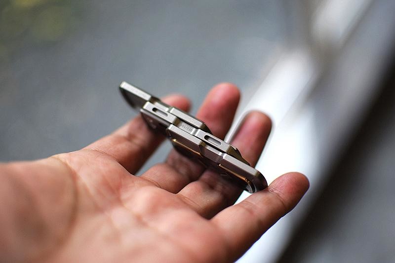 限量101把 fegve TC4钛镶铜 魔力推推牌