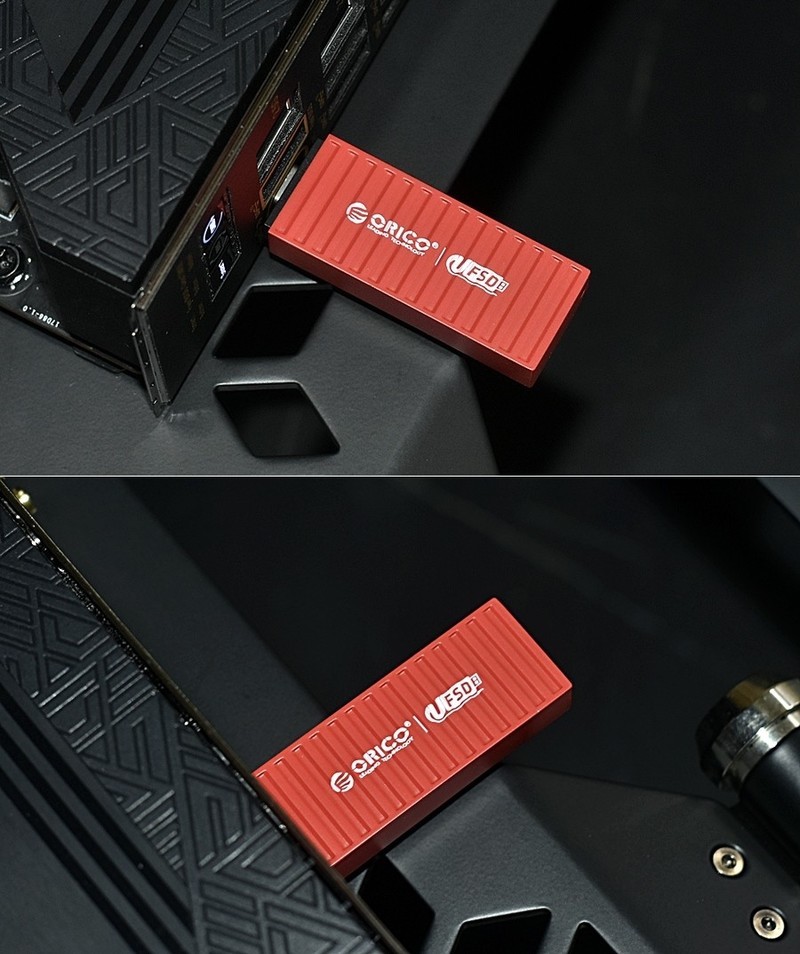 HDD机械硬盘替代者 奥睿科ORICO USB3.2 UFSD-J枫叶红集装箱高速快闪U盘 体验分享