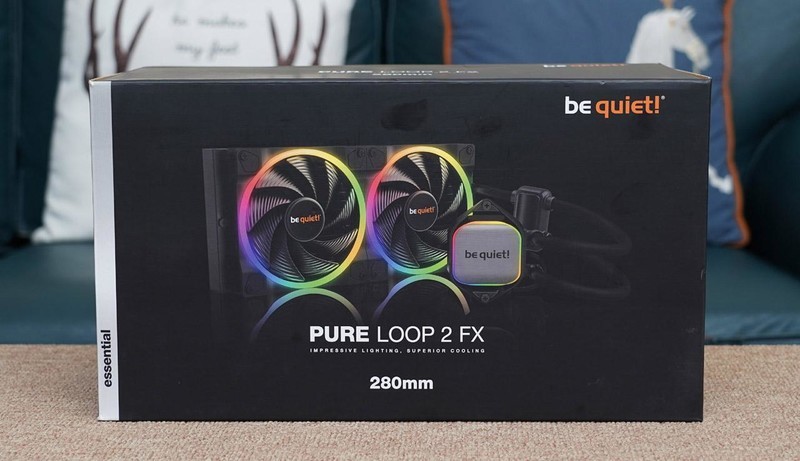 性能和灯效都给力，德商德静界PURE LOOP 2 FX 280水冷散热器体验分享