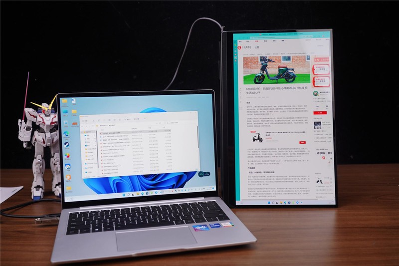 生产力工具和游戏机神器—EHOMEWEI 「O5」4K便携显示器值得拥有