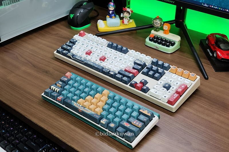 机械键盘旧貌换新颜，两套Lofree洛斐OEM大全套键帽换新记