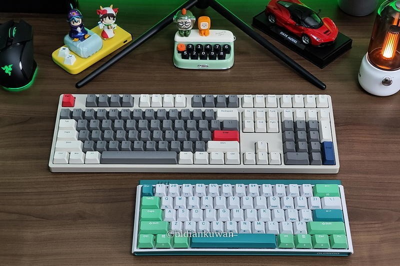 机械键盘旧貌换新颜，两套Lofree洛斐OEM大全套键帽换新记