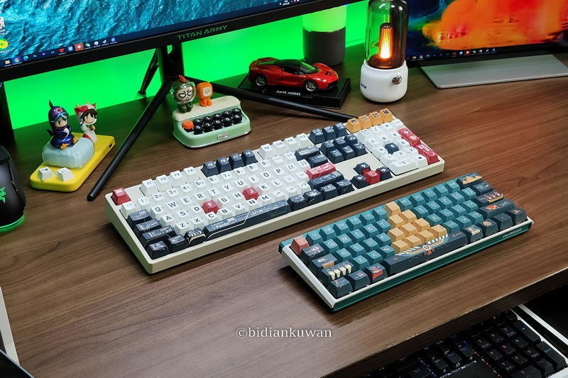 机械键盘旧貌换新颜，两套Lofree洛斐OEM大全套键帽换新记
