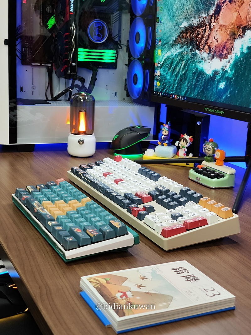 机械键盘旧貌换新颜，两套Lofree洛斐OEM大全套键帽换新记