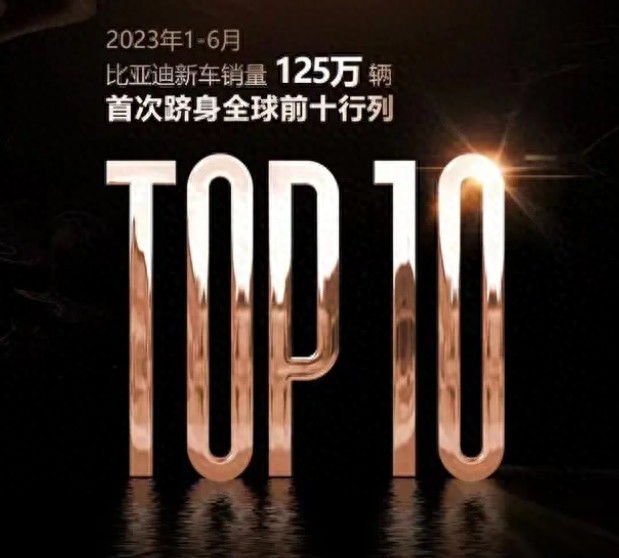 超越德国奔驰宝马！比亚迪总销量步入全球前十，属实国产荣光