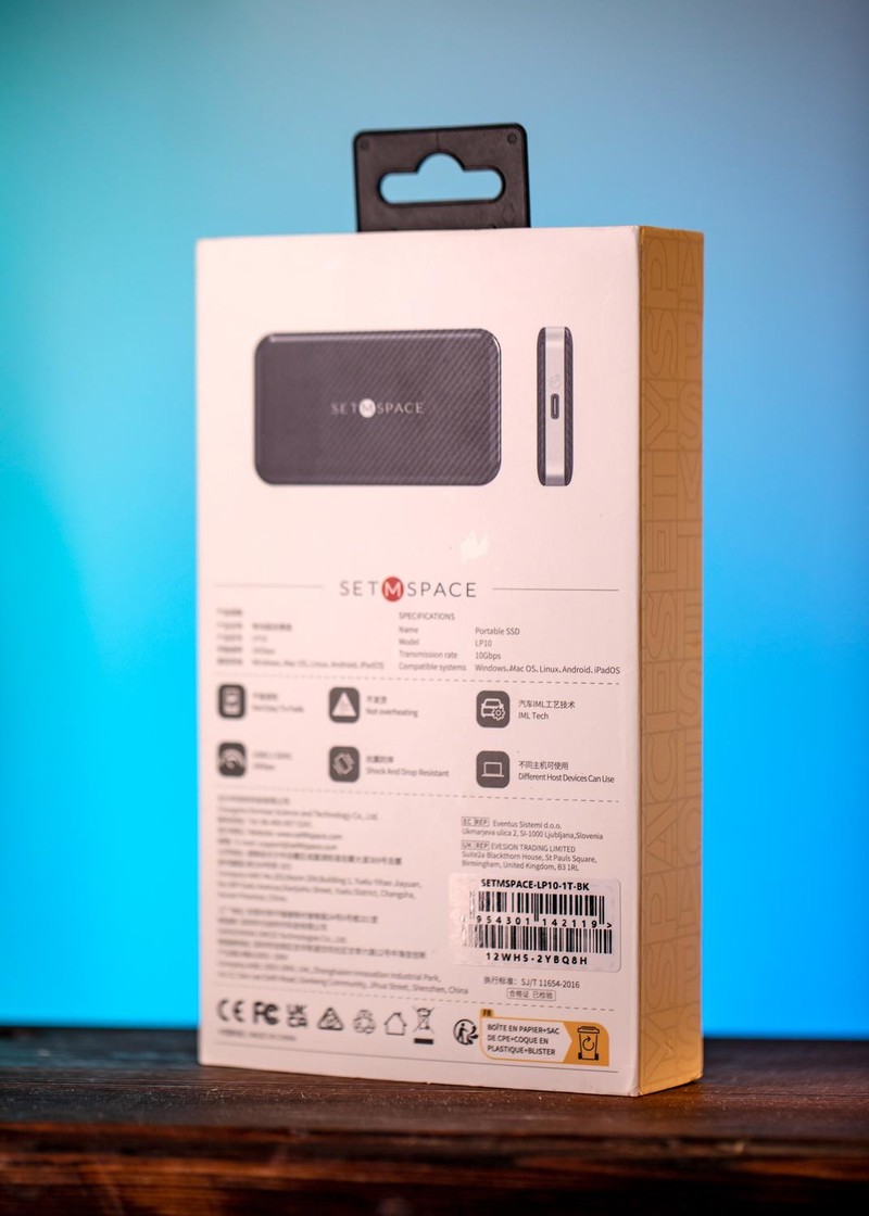 1T打底才够用，合金桌面SETMSPACELP10移动固态硬盘开箱体验