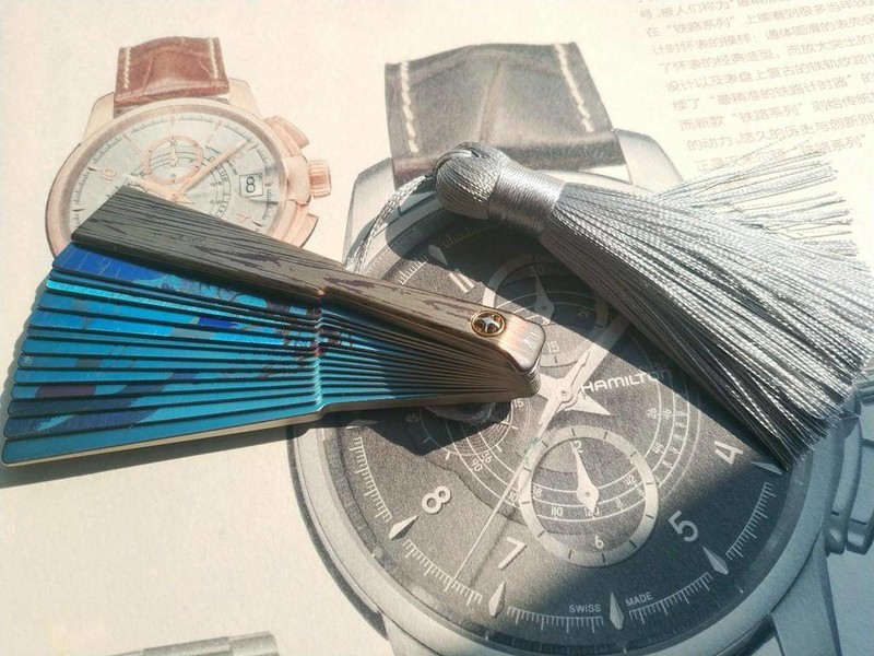 古韵今风，钛艺流芳：FEGVE费戈 “灵鹤” 全钛彩画扇