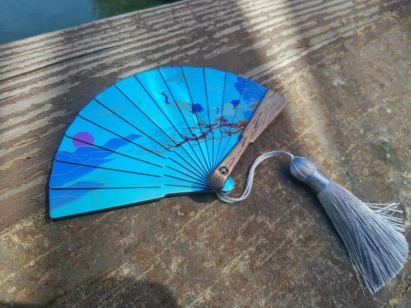 古韵今风，钛艺流芳：FEGVE费戈 “灵鹤” 全钛彩画扇