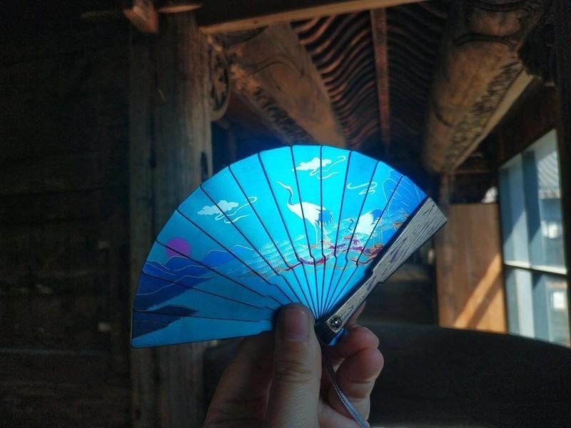 古韵今风，钛艺流芳：FEGVE费戈 “灵鹤” 全钛彩画扇