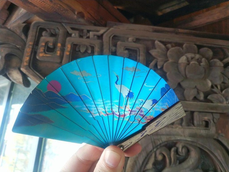 古韵今风，钛艺流芳：FEGVE费戈 “灵鹤” 全钛彩画扇