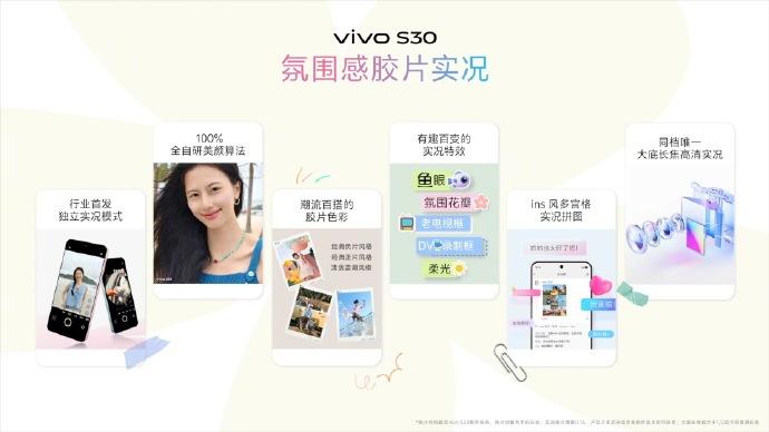 vivo S30系列胶片氛围影像美学，影像乐趣创意无限大
