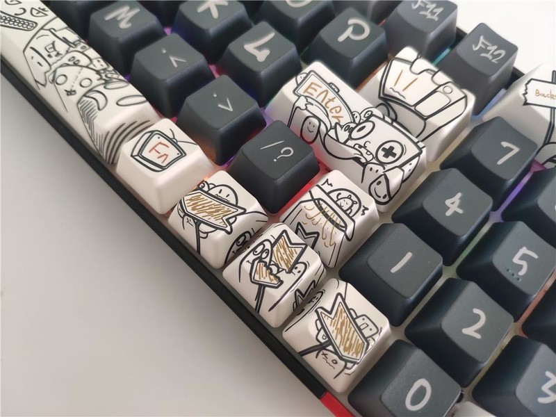 玩Lofree洛斐OEM主题键帽，拒绝油腻，创意无限，值得拥有！