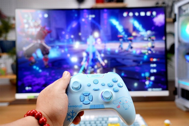 高颜值，高性能，达尔优&三丽鸥联名版玉桂狗手柄使用分享！