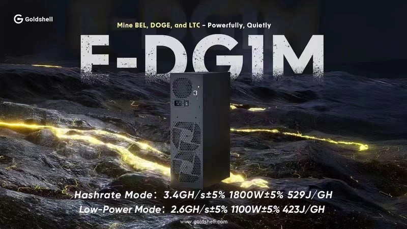 马斯克狗狗币之父 开启DOGE五挖新征程——金贝E-DG1M 3.4G