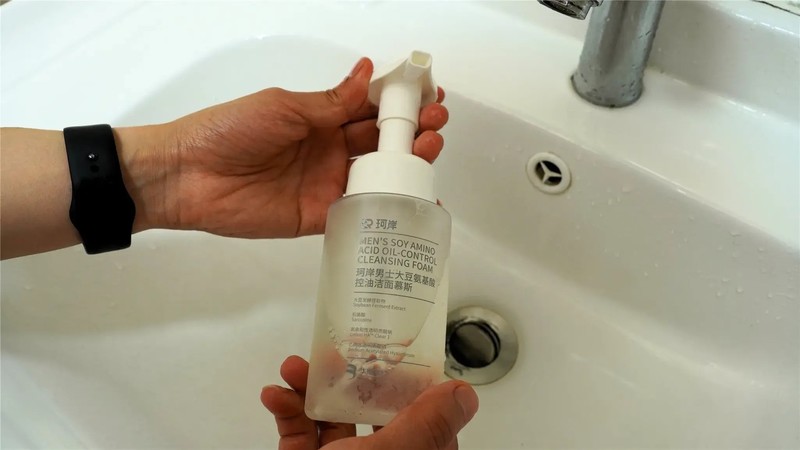 主打控油抑痘！到手不到60！珂岸男士大豆氨基酸洁面慕斯体验分享