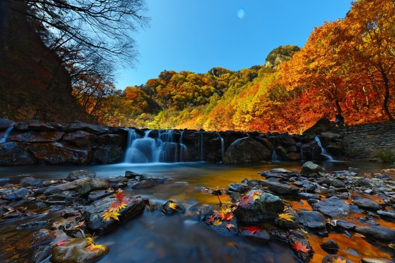 辽东秋摄——走进本溪老边沟大石湖
