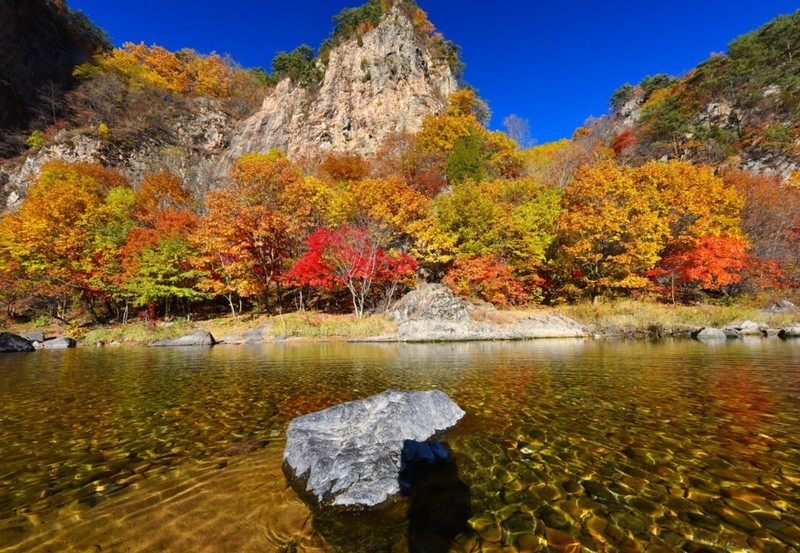 辽东秋摄——走进本溪老边沟大石湖