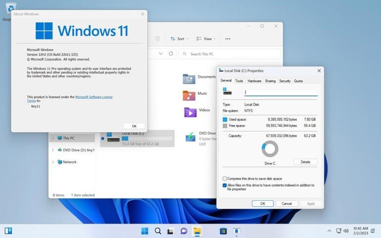 2GB 内存 8GB 存储即可运行,Win11 **精简版系统 Tiny11 发布