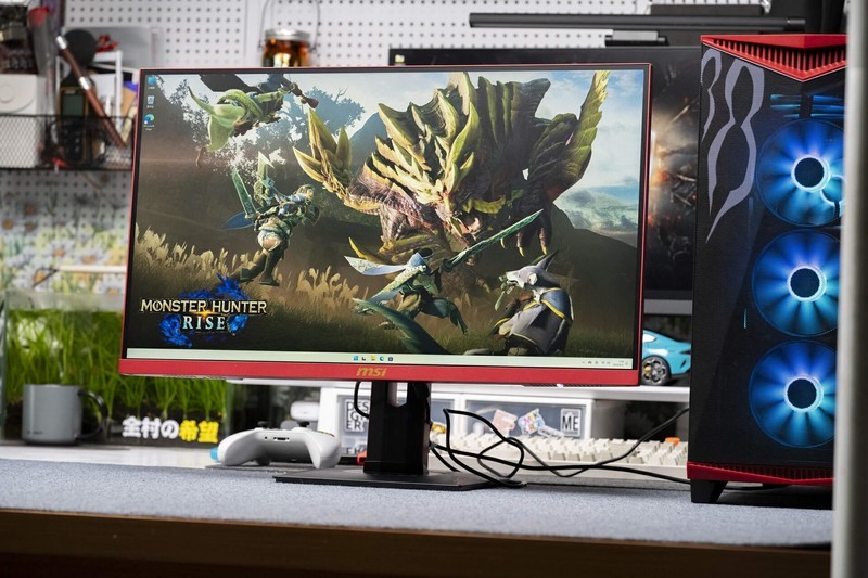 这台电脑帅炸了，微星&怪物猎人20周年纪念版图赏
