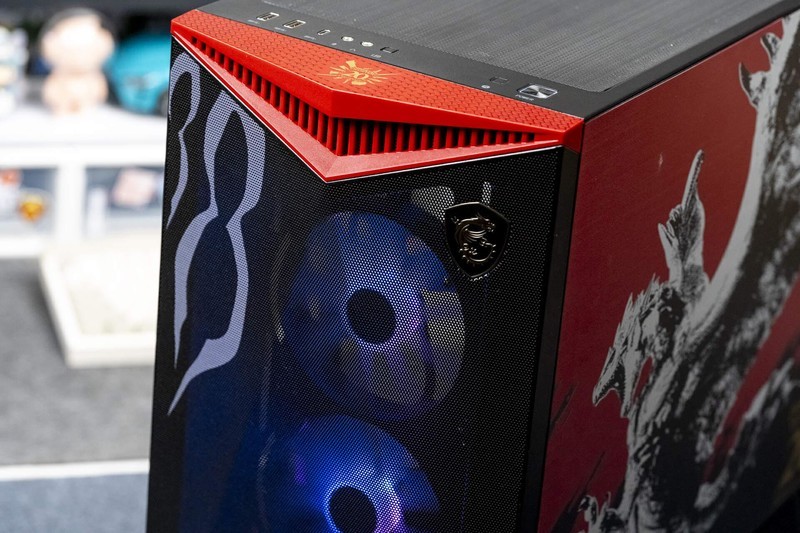 这台电脑帅炸了，微星&怪物猎人20周年纪念版图赏