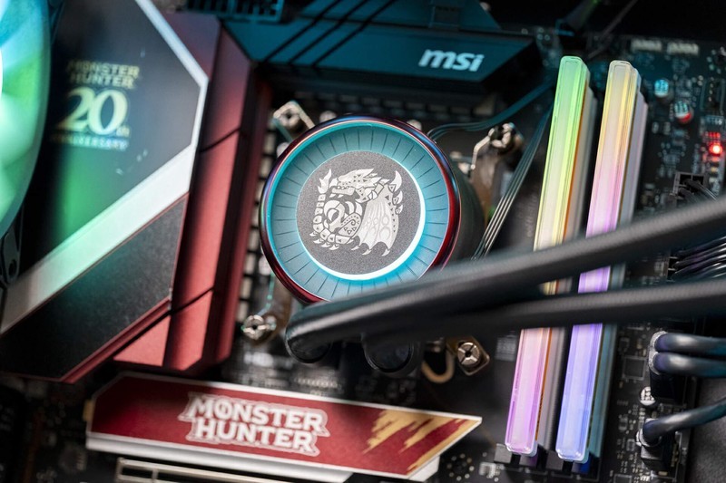 这台电脑帅炸了，微星&怪物猎人20周年纪念版图赏