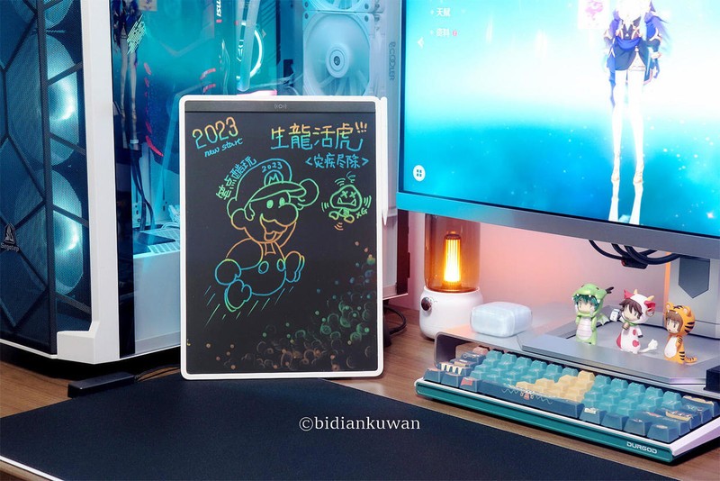 宠娃神器，日用利器：米家液晶小黑板多彩版上手实测