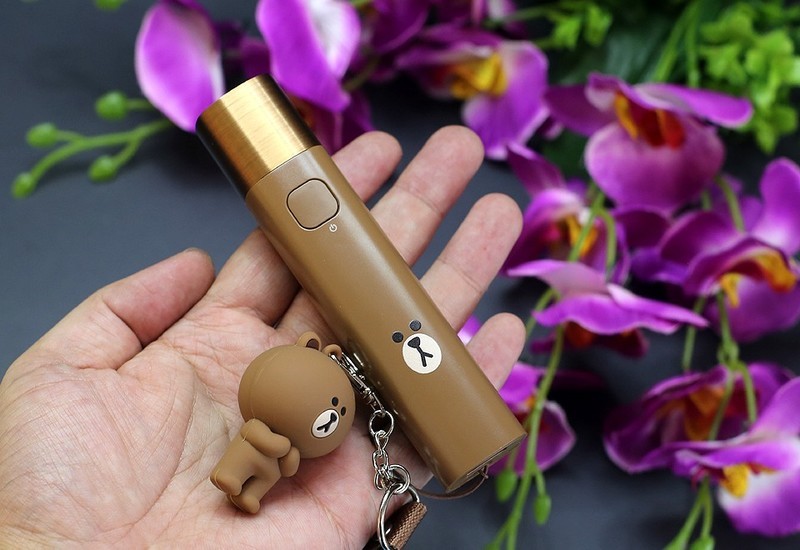 驱散黑暗，补充电量，素乐布朗熊款便携充电宝+小手电