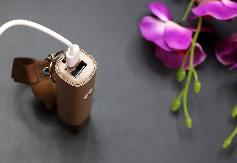 驱散黑暗，补充电量，素乐布朗熊款便携充电宝+小手电