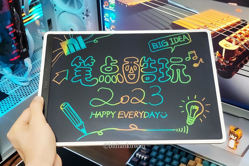 宠娃神器，日用利器：米家液晶小黑板多彩版上手实测