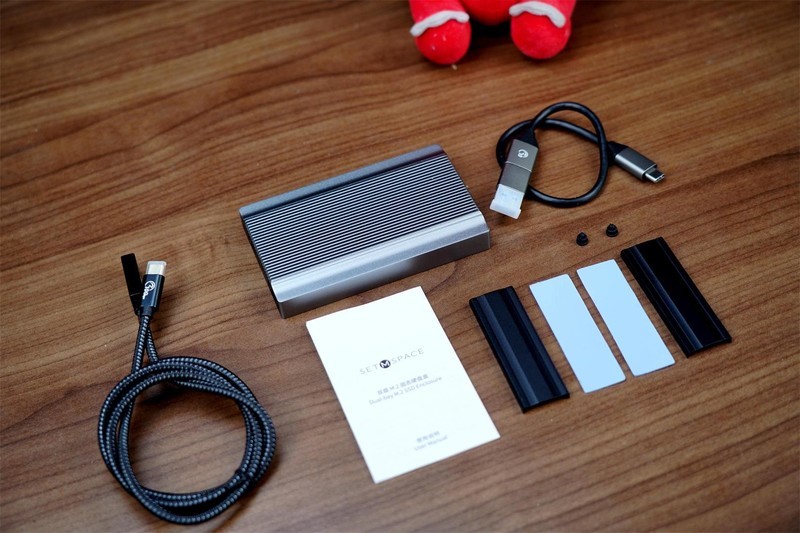 M.2双盘位移动硬盘盒，给你所需，SETMSPACE 双盘位硬盘盒分享