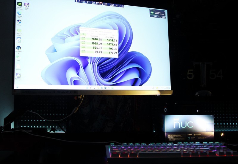 极速测评！鲁大师壕爽给百万分的NUC，12代i7超迷你来袭