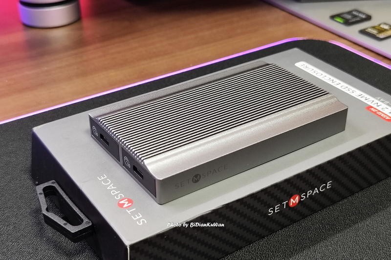 固态硬盘盒也能玩双盘位，SETMSPACE：每秒传输1GB+强散热不掉速