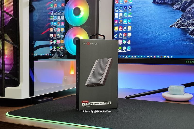 固态硬盘盒也能玩双盘位，SETMSPACE：每秒传输1GB+强散热不掉速