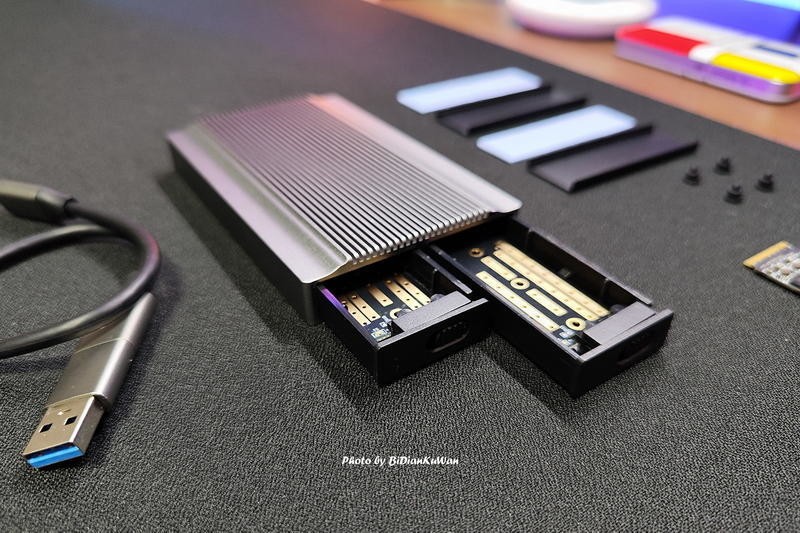 固态硬盘盒也能玩双盘位，SETMSPACE：每秒传输1GB+强散热不掉速