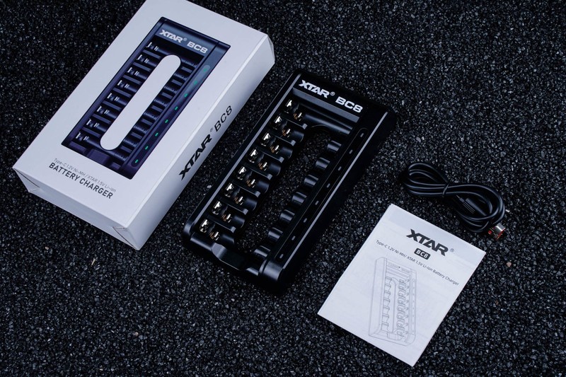 多品牌电池混充，充电快，放电强。入手爱克斯达 XTAR BC8感受