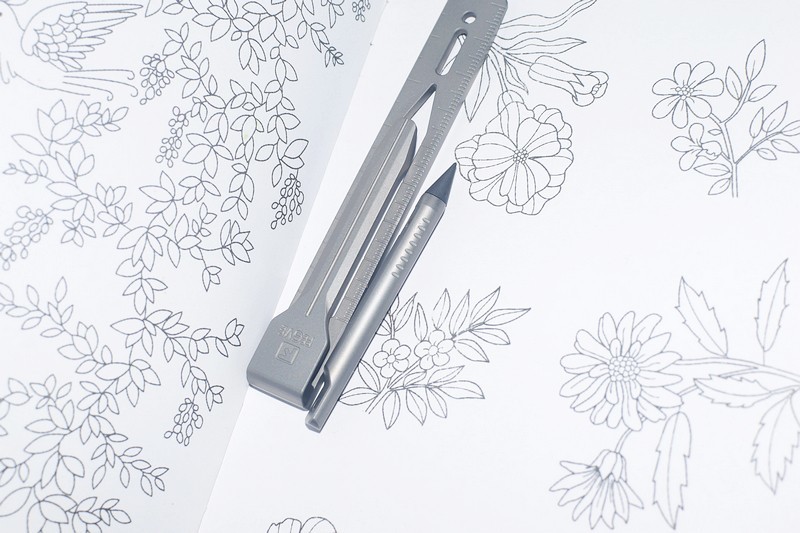 一支铅笔背后的艺术与哲学 费戈钛合金便携尺恒写笔