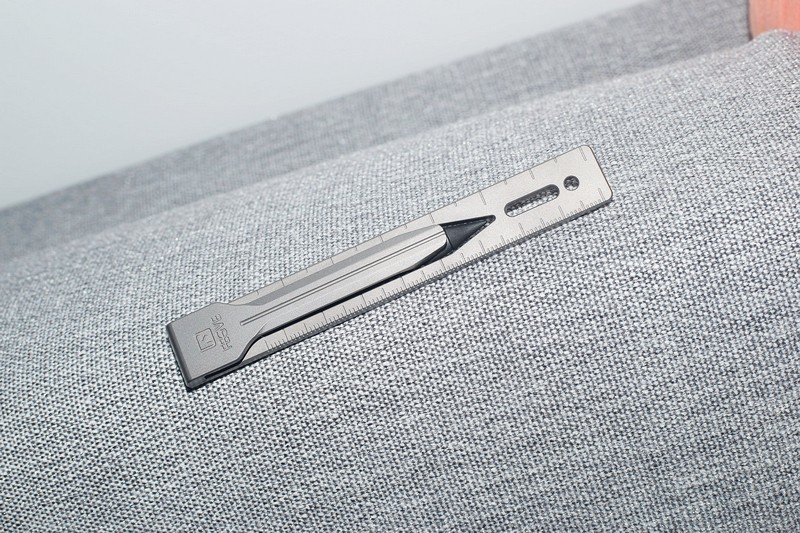 一支铅笔背后的艺术与哲学 费戈钛合金便携尺恒写笔