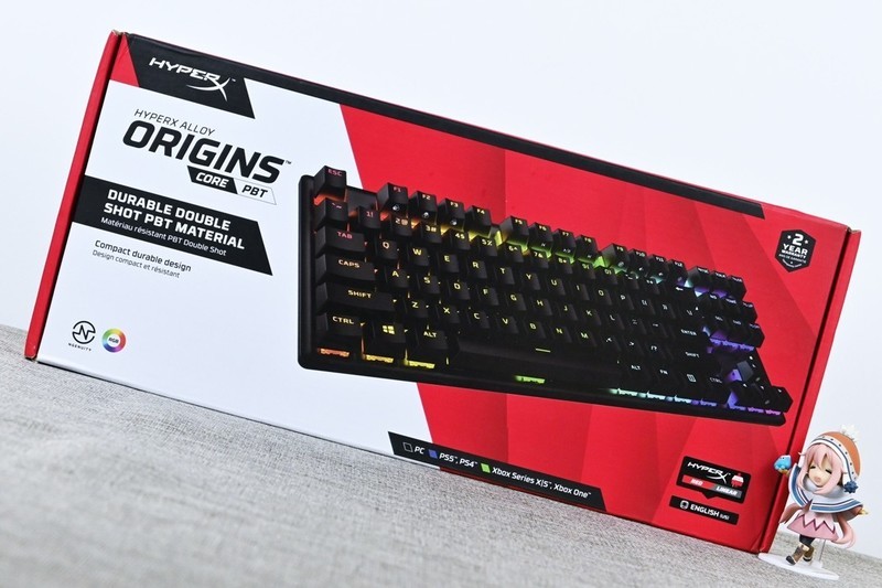 强调手感的升级，HyperX阿洛伊起源core机械键盘PBT版开箱试玩