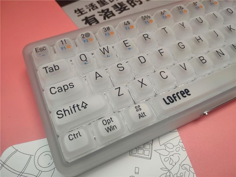 Lofree洛斐1%迷雾——带有若隐若现神秘感的双模机械键盘