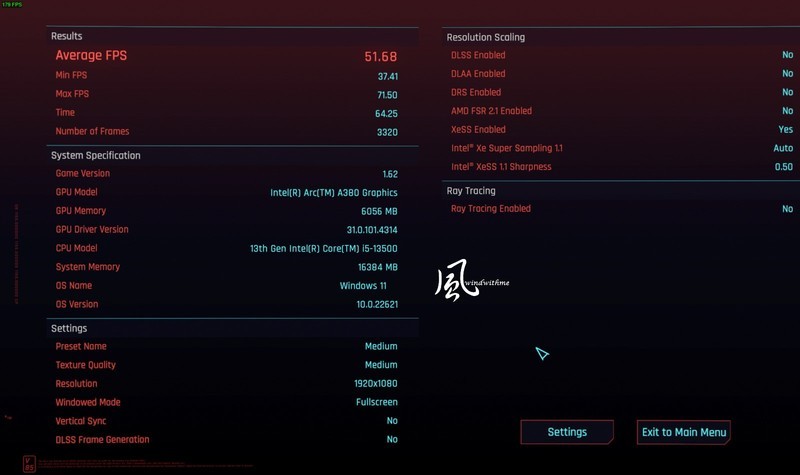 Intel Core i5-13500搭载BIOSTAR B760T-SILVER与Arc A380、INWIN 327实测